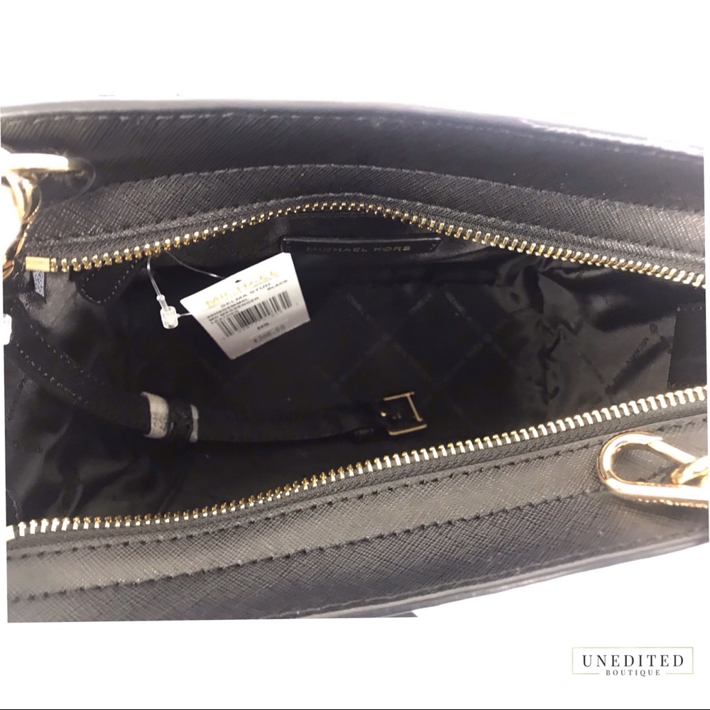 NWT - Selma Stud Leather Crossbody Shoulder Bag - Picture 5 of 8
